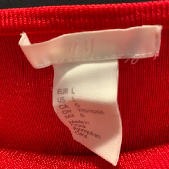 Red slim fit dress - Picture 2 of 2